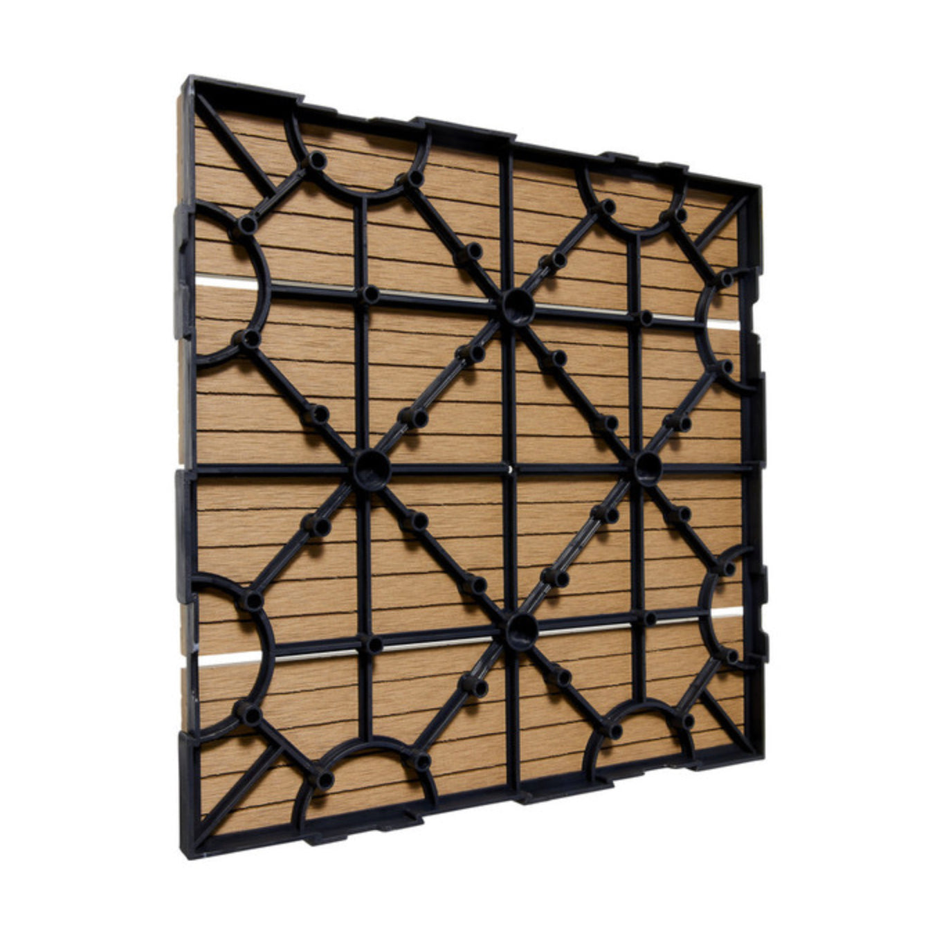 EZ Base Tiles Teak - 6 Pack