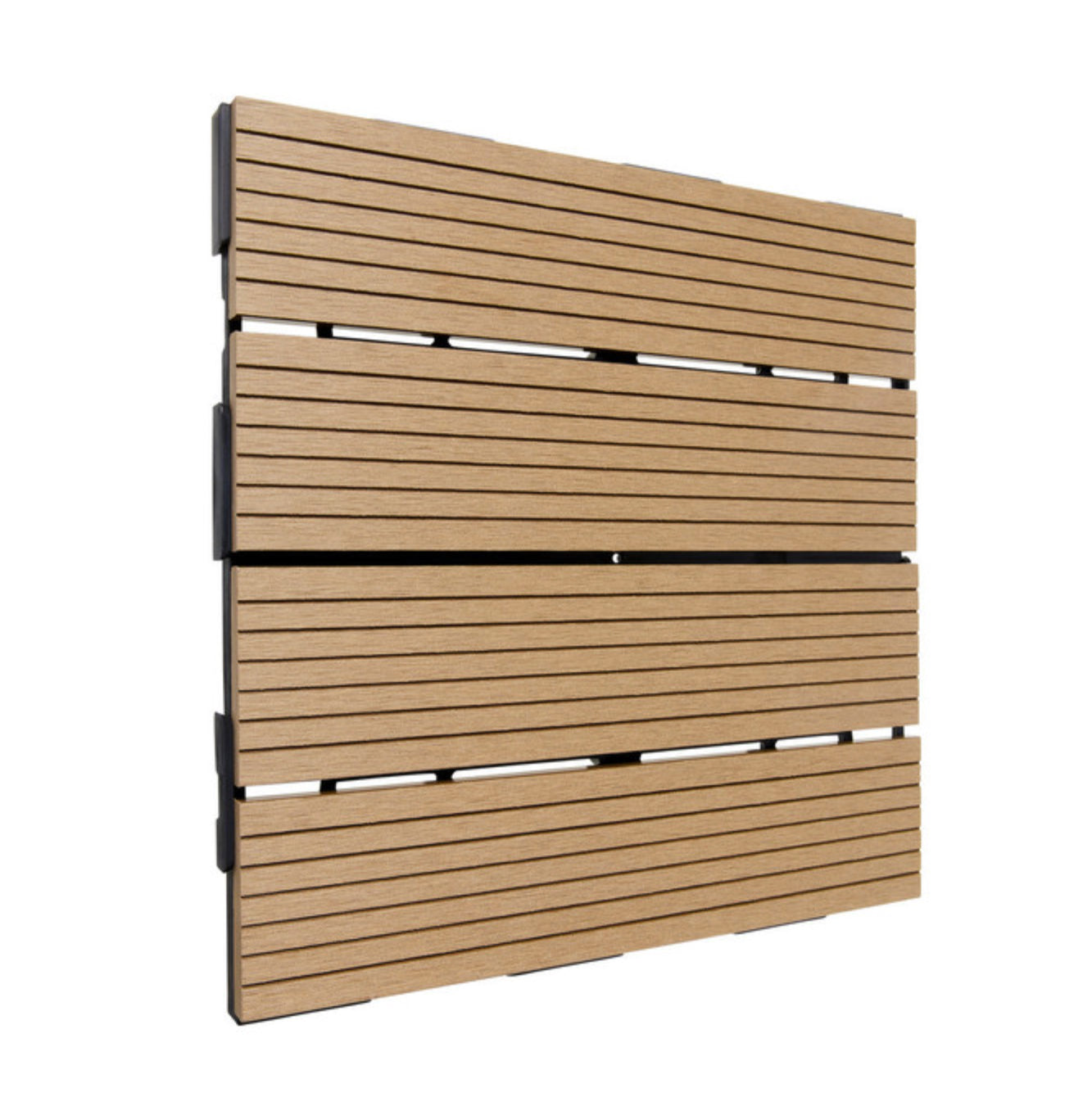 EZ Base Tiles Teak - 6 Pack